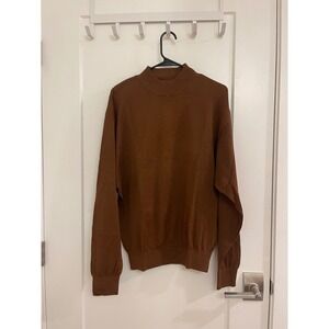 Vintage Baracuta Silk Blend Old Money Turtleneck Sweater Luxury Preppy